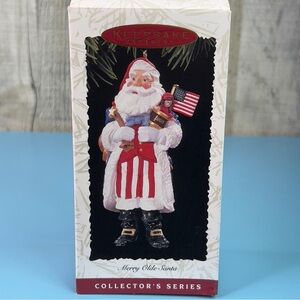 Hallmark Keepsake Ornament Merry Olde Santa Handcrafted & Dated 1996